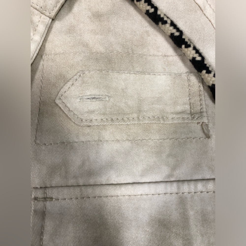 Artful Dodger Men's Combat Parka size M(38/40) Color Cream - Picture 8 of 11
